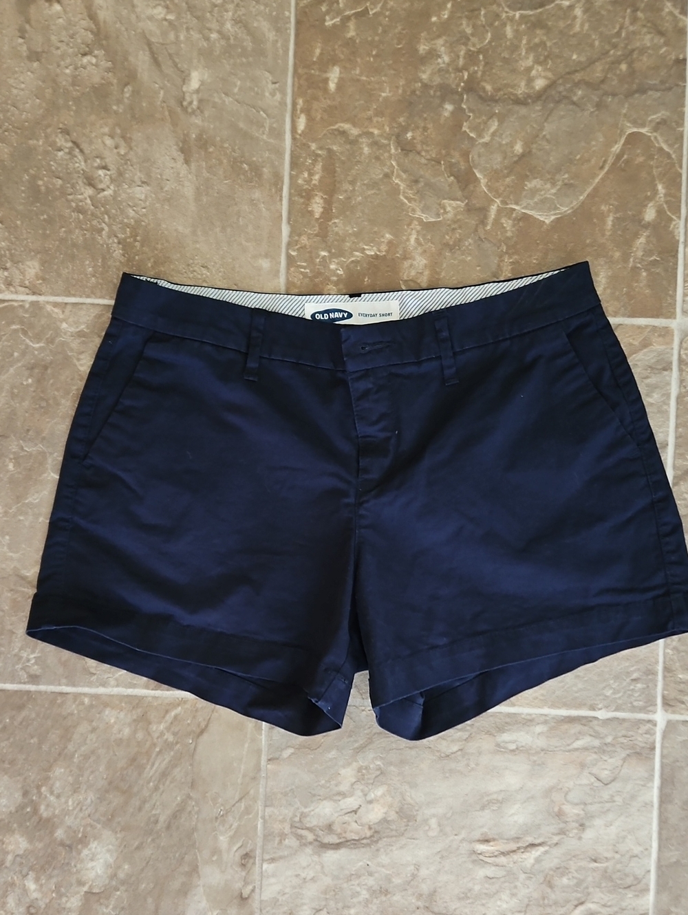Old Navy Dark Navy Casual Chino Shorts